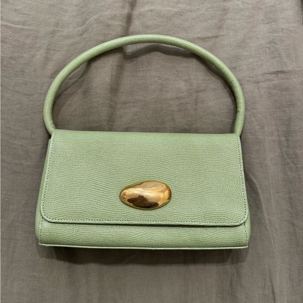 Little Liffner Green Baguette Bag - Picture 2 of 6